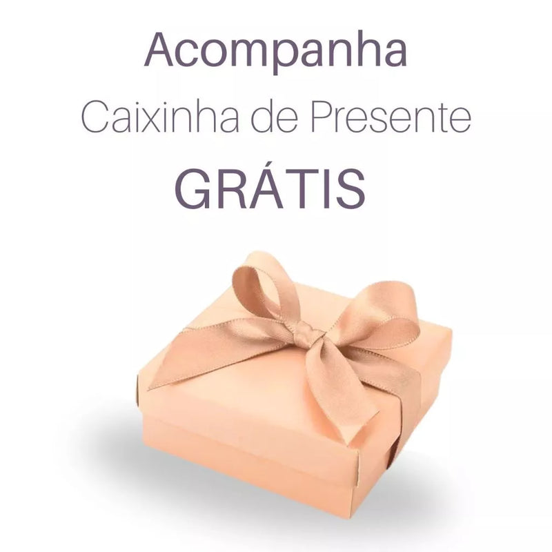 Relicário Banhado a Ouro 18k + Caixa de Presente Exclusiva Grátis